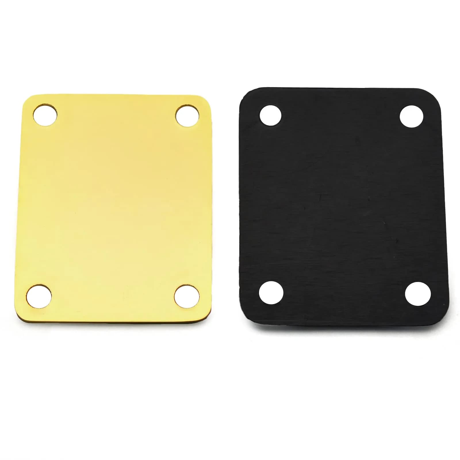 MAXCHEER Gold Bass Guitar Neck Plate with Screws | Strengthen Joint Connector - view 7