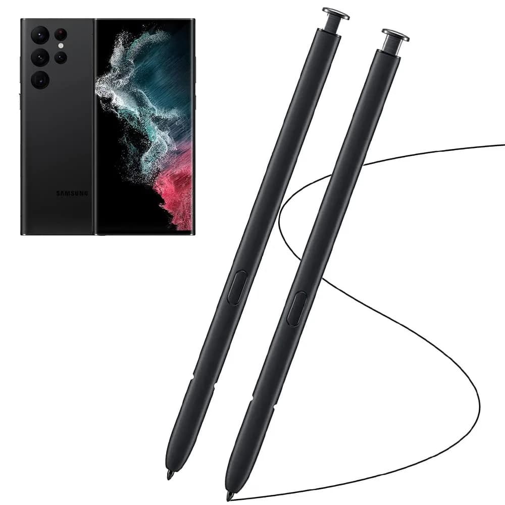 PCTC Black 2 Pack S Pen Replacement for Samsung Galaxy S22 Ultra Stylus Pen | 4096 Pressure Levels - main product image