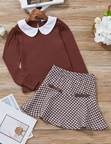 LIONJIE Toddler Girl Outfits Fall Winter Clothes Set 11-12Y | Festive Holiday Style thumbnail 5