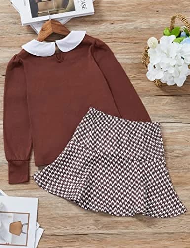 LIONJIE Toddler Girl Outfits Fall Winter Clothes Set 11-12Y | Festive Holiday Style thumbnail 6