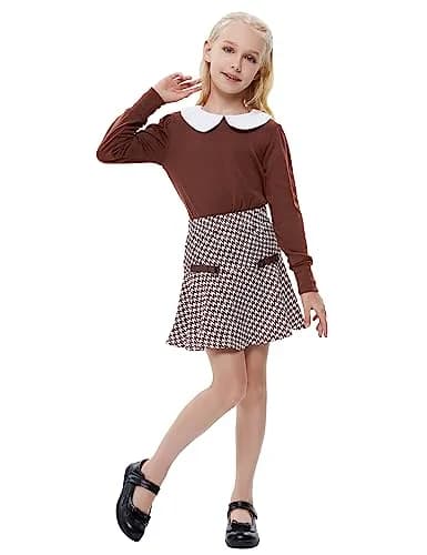 LIONJIE Toddler Girl Outfits Fall Winter Clothes Set 11-12Y | Festive Holiday Style thumbnail 2
