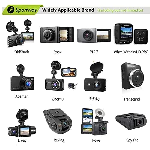 Sportway S70 Dash Cam Mirror Mount Holder with 6 Joints & Rubber Pad | Fits 13-51mm Poles thumbnail 4