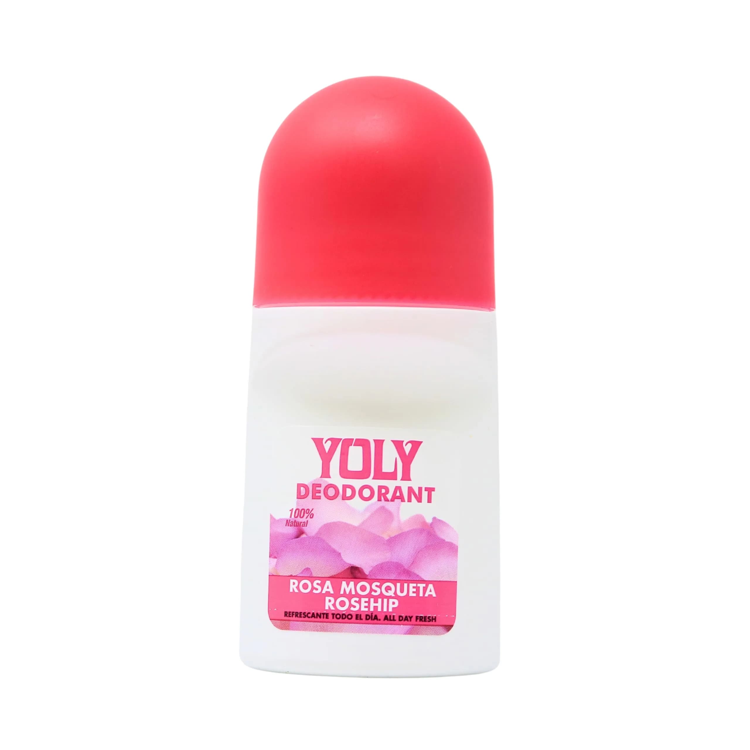 YOLY Rosa Mosqueta Antiperspirant Roll-On 75ml | All Day Fresh & Odor Control