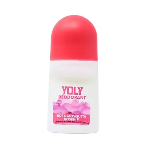 YOLY Rosa Mosqueta Antiperspirant Roll-On 75ml | All Day Fresh & Odor Control thumbnail 1