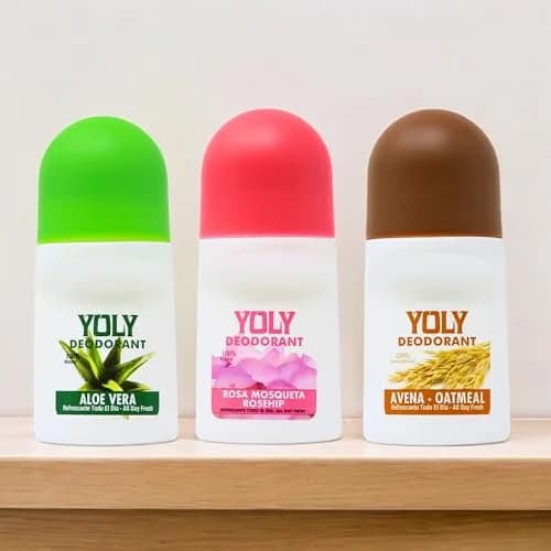 YOLY Rosa Mosqueta Antiperspirant Roll-On 75ml | All Day Fresh & Odor Control thumbnail 4