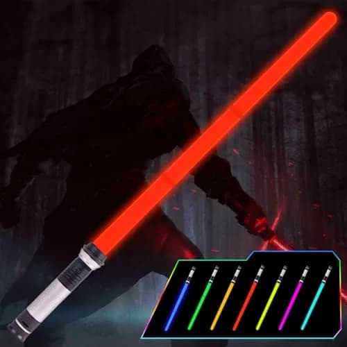 OSDUE Light Up Saber with Sound 7 Colors | Retractable Kids Toy 80cm thumbnail 1