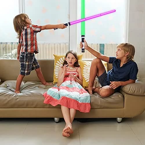 OSDUE Light Up Saber with Sound 7 Colors | Retractable Kids Toy 80cm thumbnail 6