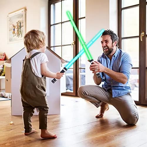 OSDUE Light Up Saber with Sound 7 Colors | Retractable Kids Toy 80cm thumbnail 7