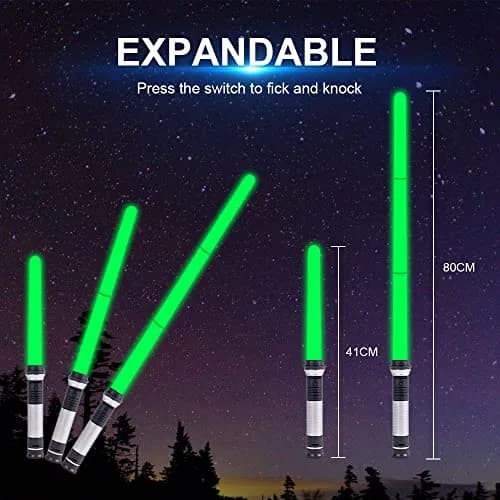OSDUE Light Up Saber with Sound 7 Colors | Retractable Kids Toy 80cm thumbnail 3
