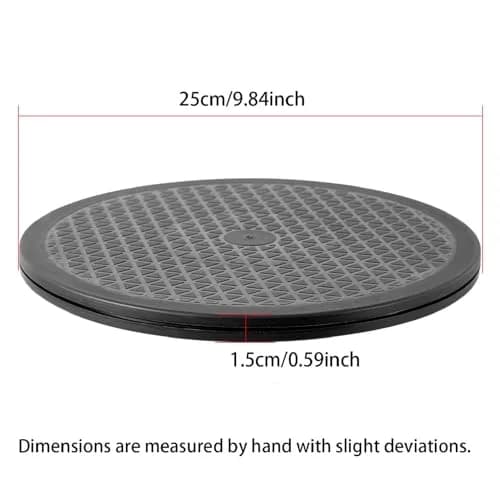 QDiShi Heavy Duty Rotating Swivel Stand 25.4 cm (10 Inch) | Smooth 360° Rotation for Monitors & Plants thumbnail 4