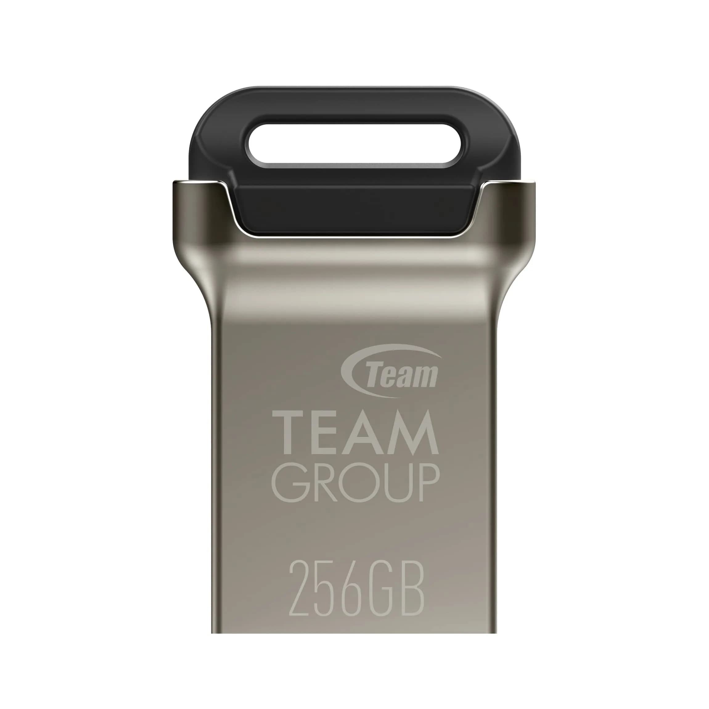 TEAMGROUP C162 256GB USB 3.2 Gen 1 Flash Drive | 140MB/s Read Speed, Waterproof, Zinc Alloy