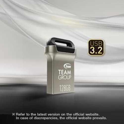 TEAMGROUP C162 256GB USB 3.2 Gen 1 Flash Drive | 140MB/s Read Speed, Waterproof, Zinc Alloy thumbnail 2