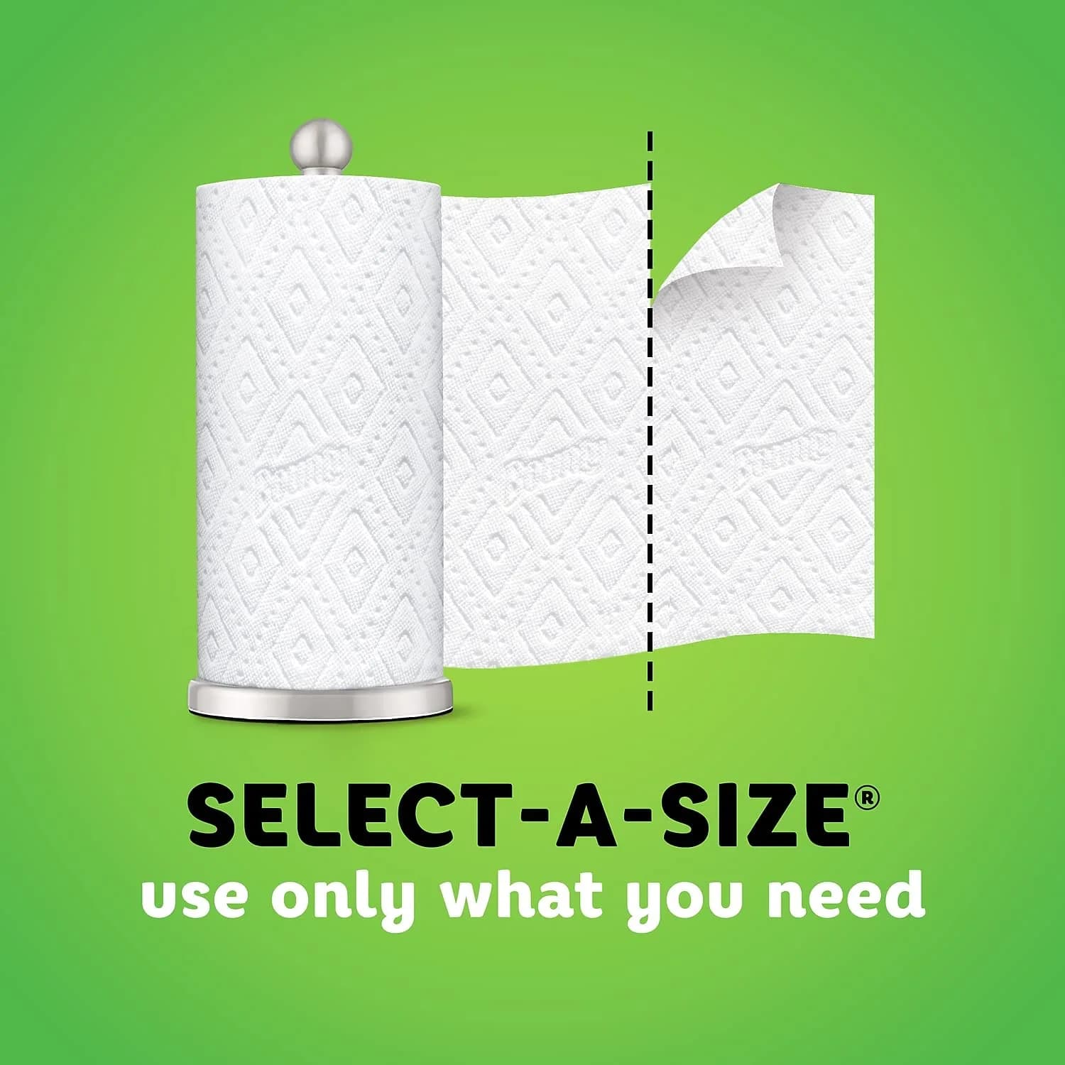 Bounty Select-A-Size Paper Towels, 147 Sheets/Roll, 12 Triple Rolls | 2X More Absorbent - view 4