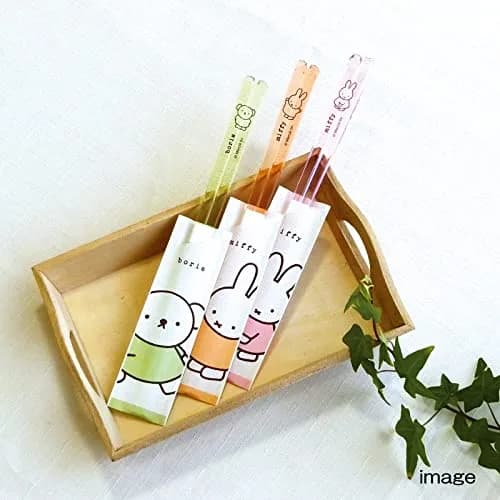 金正陶器(Kaneshotouki) Miffy Clear Chopsticks 23cm | Light Pink, Made in Japan, Dishwasher Safe thumbnail 3