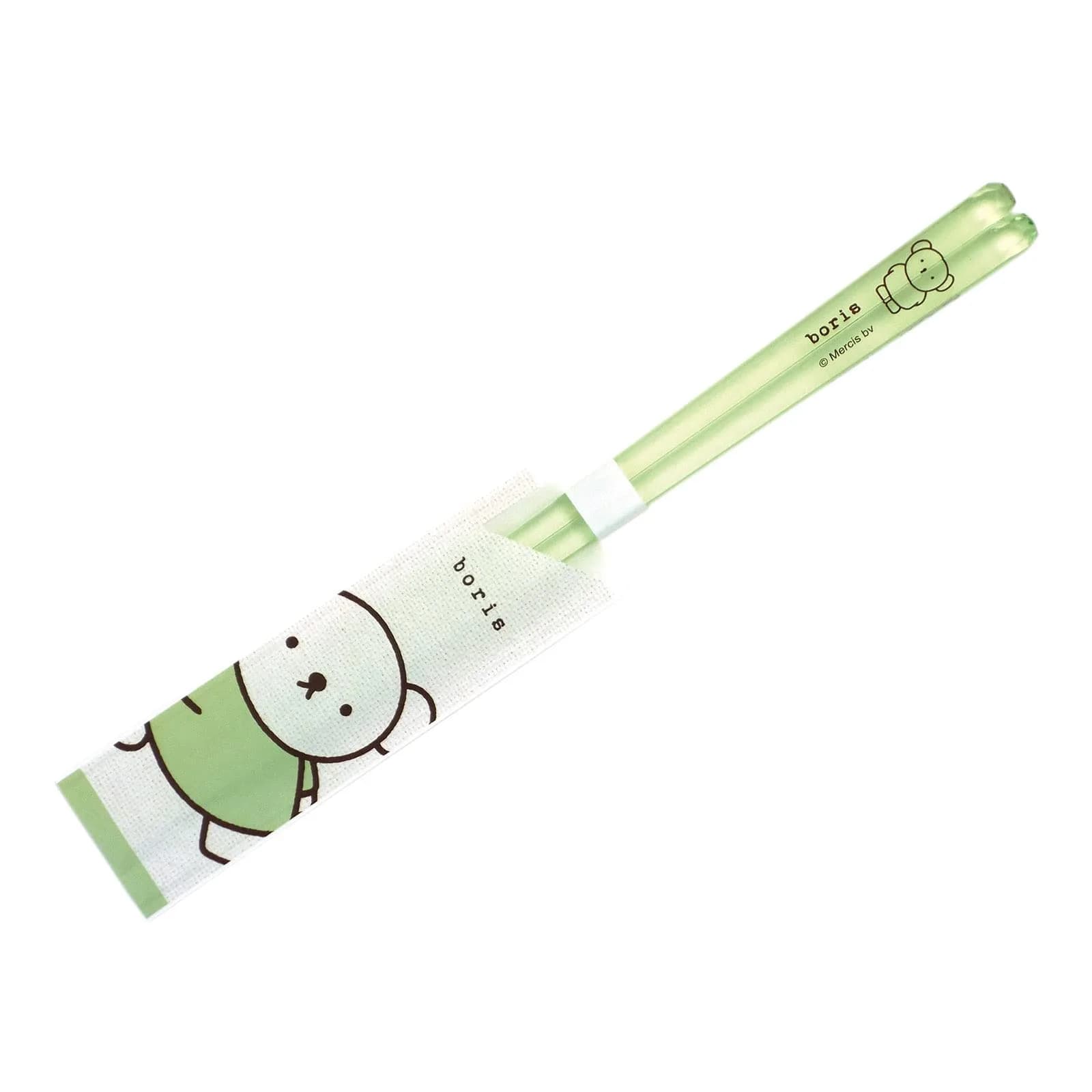 金正陶器(Kaneshotouki) Dick Bruna Miffy Clear Chopsticks 23cm | Light Green, Made in Japan — Green