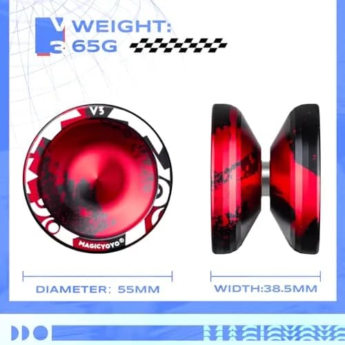 MAGICYOYO Professional Responsive Yoyo V3 Metal Yo yo for Kids Beginners | Dual Function Aluminum Alloy 6061 thumbnail 4