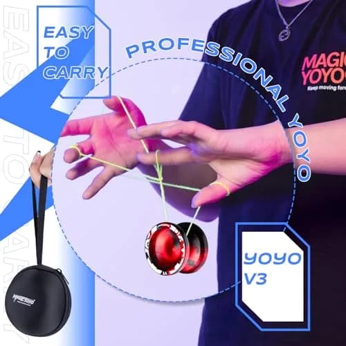 MAGICYOYO Professional Responsive Yoyo V3 Metal Yo yo for Kids Beginners | Dual Function Aluminum Alloy 6061 thumbnail 6