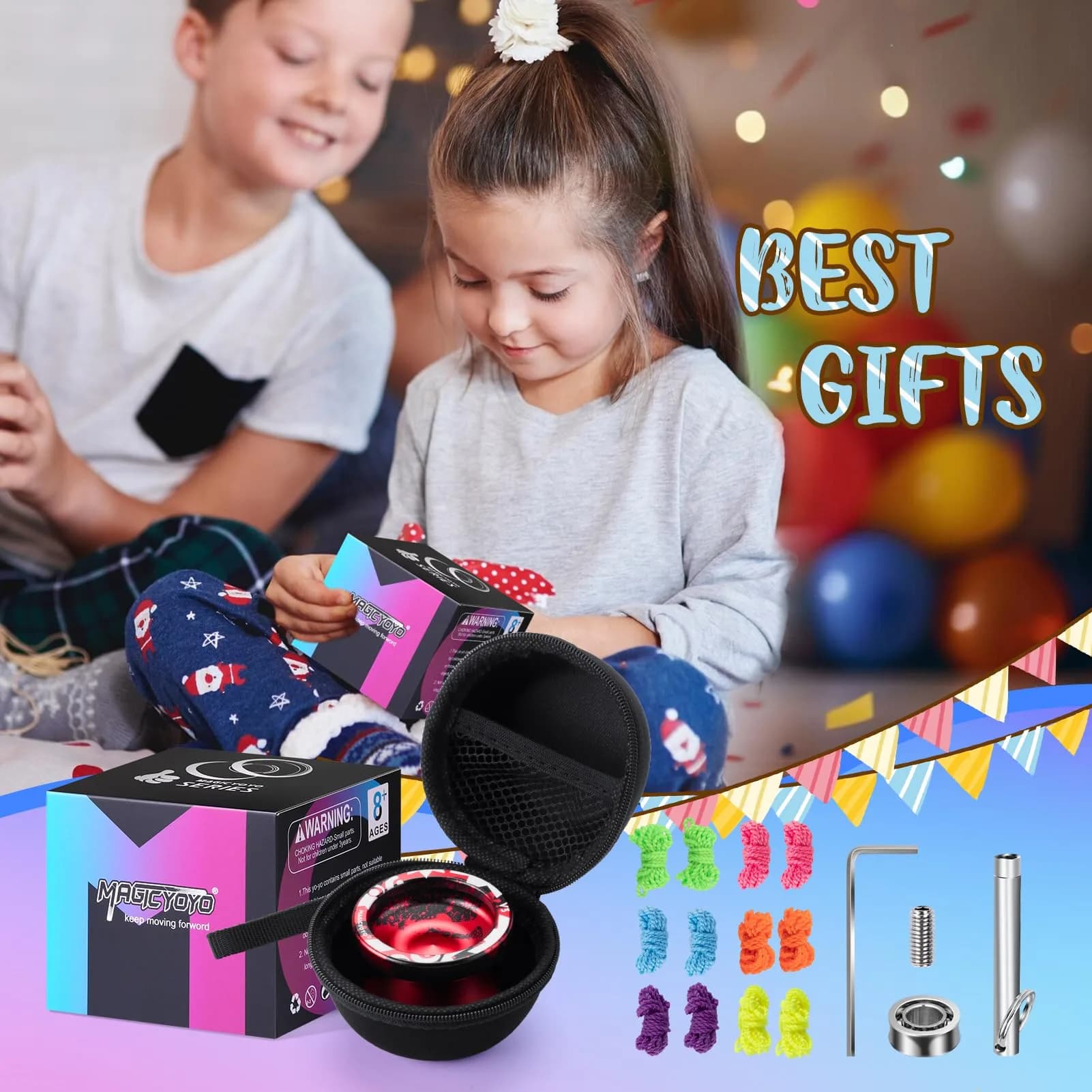MAGICYOYO Professional Responsive Yoyo V3 Metal Yo yo for Kids Beginners | Dual Function Aluminum Alloy 6061 - view 7