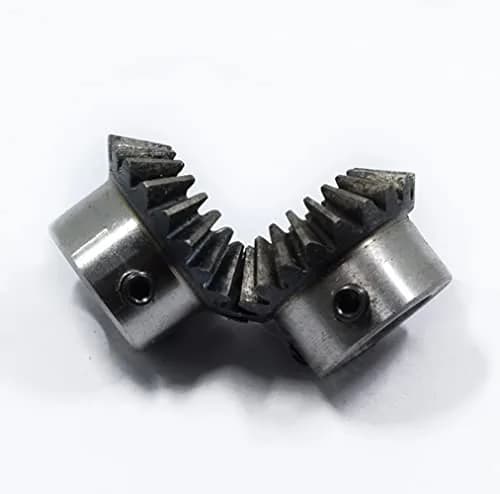 PGFUN 2 Pcs 1 Module 20 Teeth 10mm Shaft Hole Bevel Gear Set | 1:1 Ratio 90 Degree Steering Gear thumbnail 2
