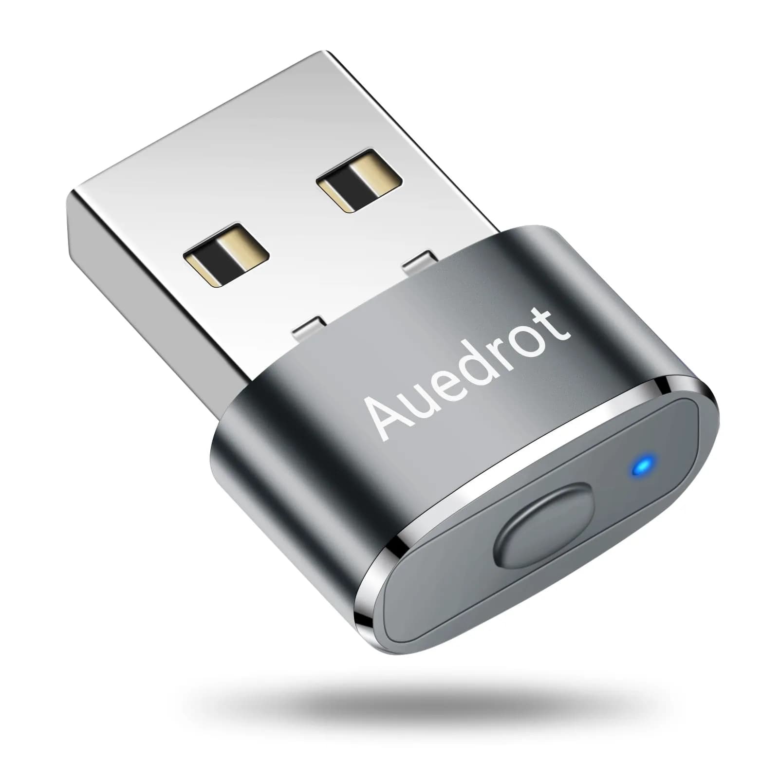 AUEDROT Mouse Jiggler Gray USB Mouse Mover with 2 Jiggle Modes | Keep Computer Awake — Gray