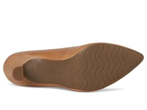 Clarks Kataleyna Gem Pump Leather 11 Medium US | Elegant Beige Dress Shoe thumbnail 4