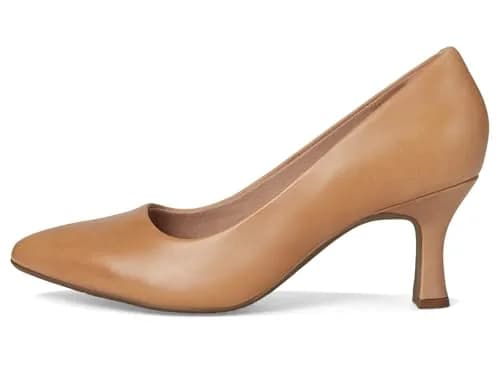 Clarks Kataleyna Gem Pump Leather 11 Medium US | Elegant Beige Dress Shoe thumbnail 5