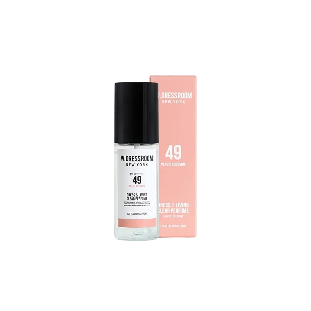 W.Dressroom No.49 Peach Blossom & Living Clear Perfume 70ml | Fresh Scent for Clothes & Rooms - main product image