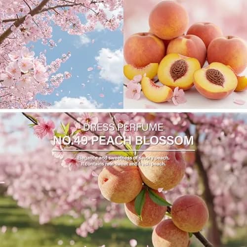 W.Dressroom No.49 Peach Blossom & Living Clear Perfume 70ml | Fresh Scent for Clothes & Rooms thumbnail 4