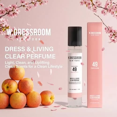 W.Dressroom No.49 Peach Blossom & Living Clear Perfume 70ml | Fresh Scent for Clothes & Rooms thumbnail 2