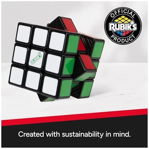 Rubik's Re-Cube 3x3 Eco-Friendly Puzzle Cube | Classic Brain Teaser for Kids & Adults thumbnail 2
