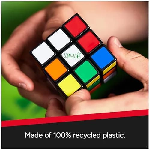 Rubik's Re-Cube 3x3 Eco-Friendly Puzzle Cube | Classic Brain Teaser for Kids & Adults thumbnail 3