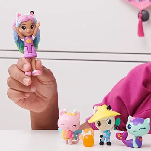Gabby’s Dollhouse Rainbow Gabby & Friends Figure Set with 4 Figures | Ages 3+ thumbnail 3