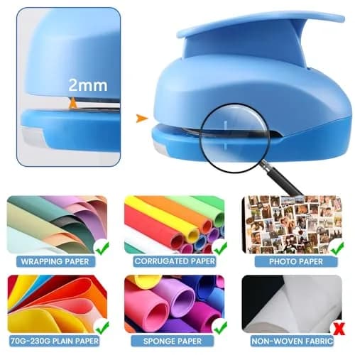 MYARTOOL 1 Inch Circle Paper Punch | Precise Circular Cut-Out for Crafts & DIY (70-120c) thumbnail 4