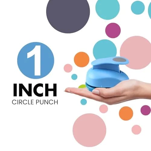 MYARTOOL 1 Inch Circle Paper Punch | Precise Circular Cut-Out for Crafts & DIY (70-120c) thumbnail 2
