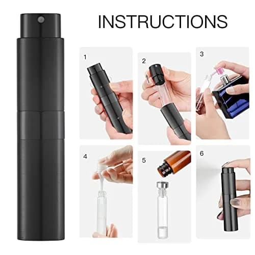 LISAPACK 8ml Refillable Perfume Travel Bottle | Portable Atomizer Sprayer thumbnail 5