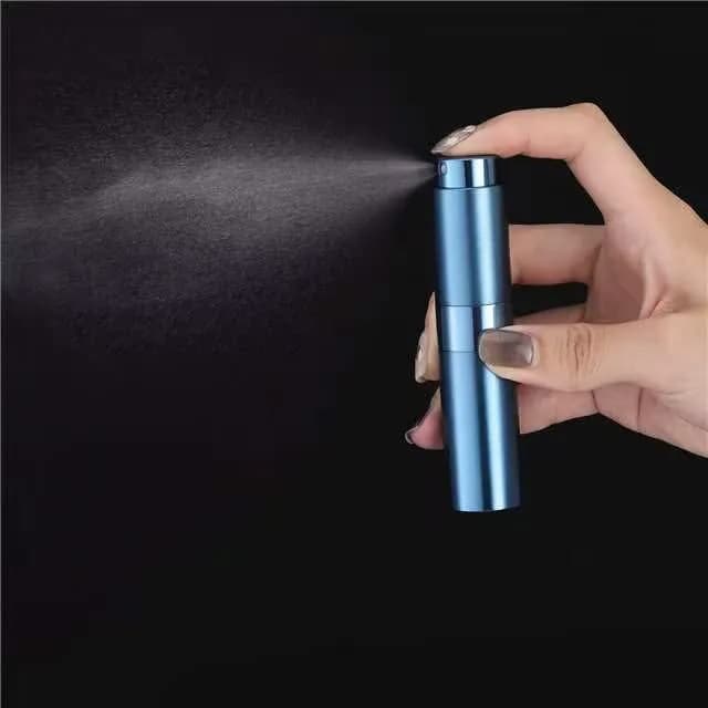 LISAPACK 8ml (0.27 Fl Oz) Refillable Perfume Travel Bottle | Leak-Proof Aluminum Atomizer Sprayer - view 2