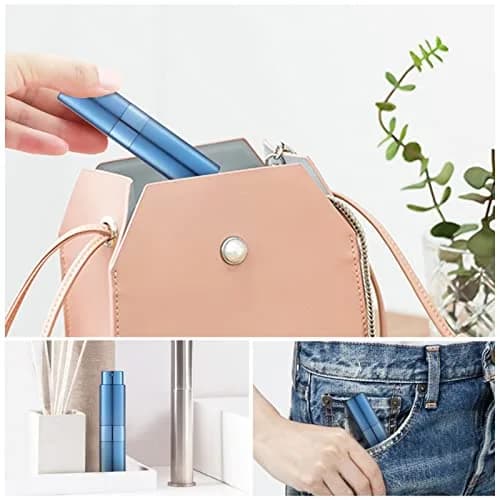 LISAPACK 8ml (0.27 Fl Oz) Refillable Perfume Travel Bottle | Leak-Proof Aluminum Atomizer Sprayer thumbnail 4