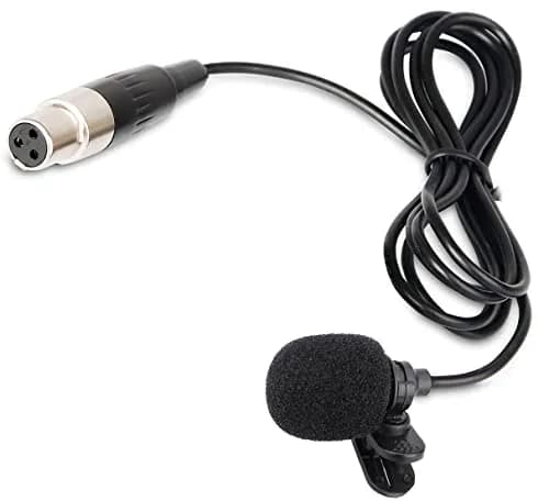 Todlinkoc Lavalier Microphone with Mini XLR Jack | Wireless UHF Clip-on Lapel Mic for Voice Amplifier thumbnail 1