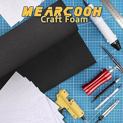 MEARCOOH Black EVA Foam Sheet 3mm x 35cm x 150cm (13.8" x 59") | Premium High-Density Craft Foam thumbnail 6