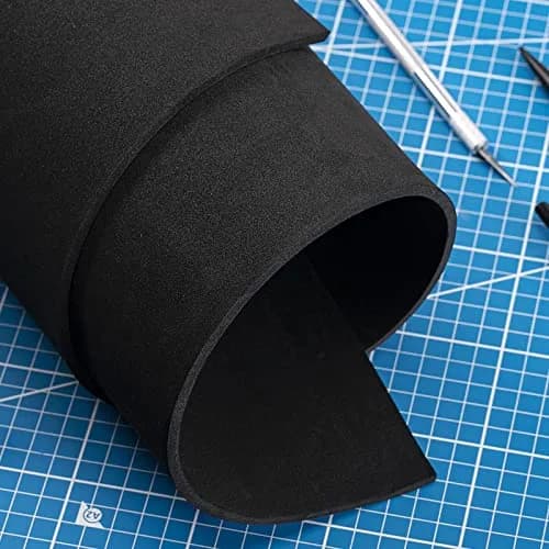 MEARCOOH Black EVA Foam Sheet 3mm x 35cm x 150cm (13.8" x 59") | Premium High-Density Craft Foam thumbnail 3