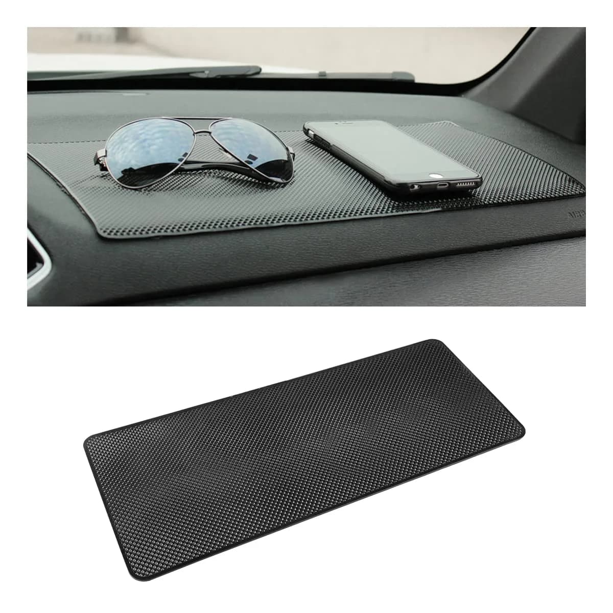 BLAU GRUN Anti-Slip Dashboard Mat 40cm x 20cm (15.7"x 7.8") | Universal Fit for Cars