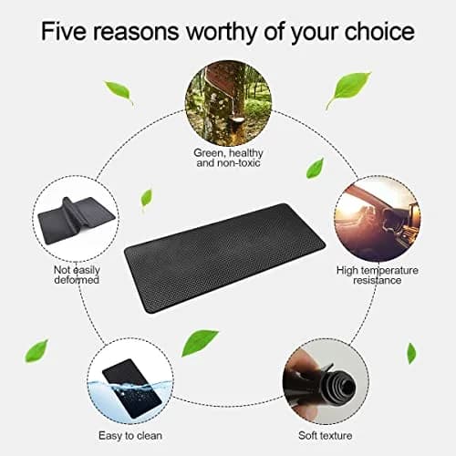 BLAU GRUN Anti-Slip Dashboard Mat 40cm x 20cm (15.7"x 7.8") | Universal Fit for Cars thumbnail 5