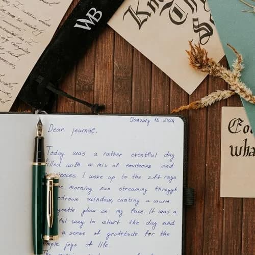 Wordsworth & Black Luxury Fountain Pen Set with Medium Nib, Racing Green | Smooth Ink Flow for Writing thumbnail 8