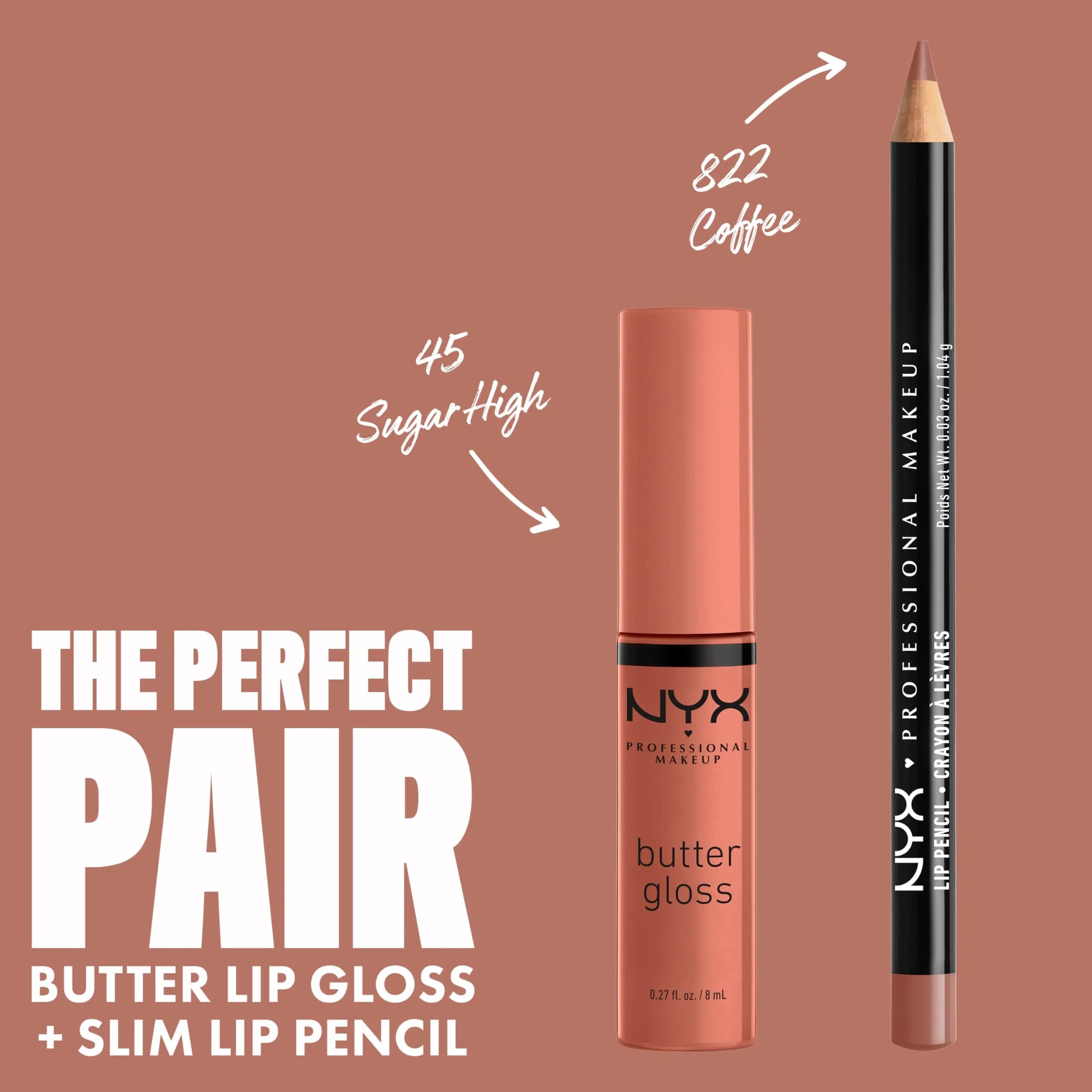 NYX PROFESSIONAL MAKEUP Butter Gloss Lip Gloss Trio - Sugar High, Spiked Toffee, Butterscotch | 0.81 Fl Oz (24ml) Total - view 7
