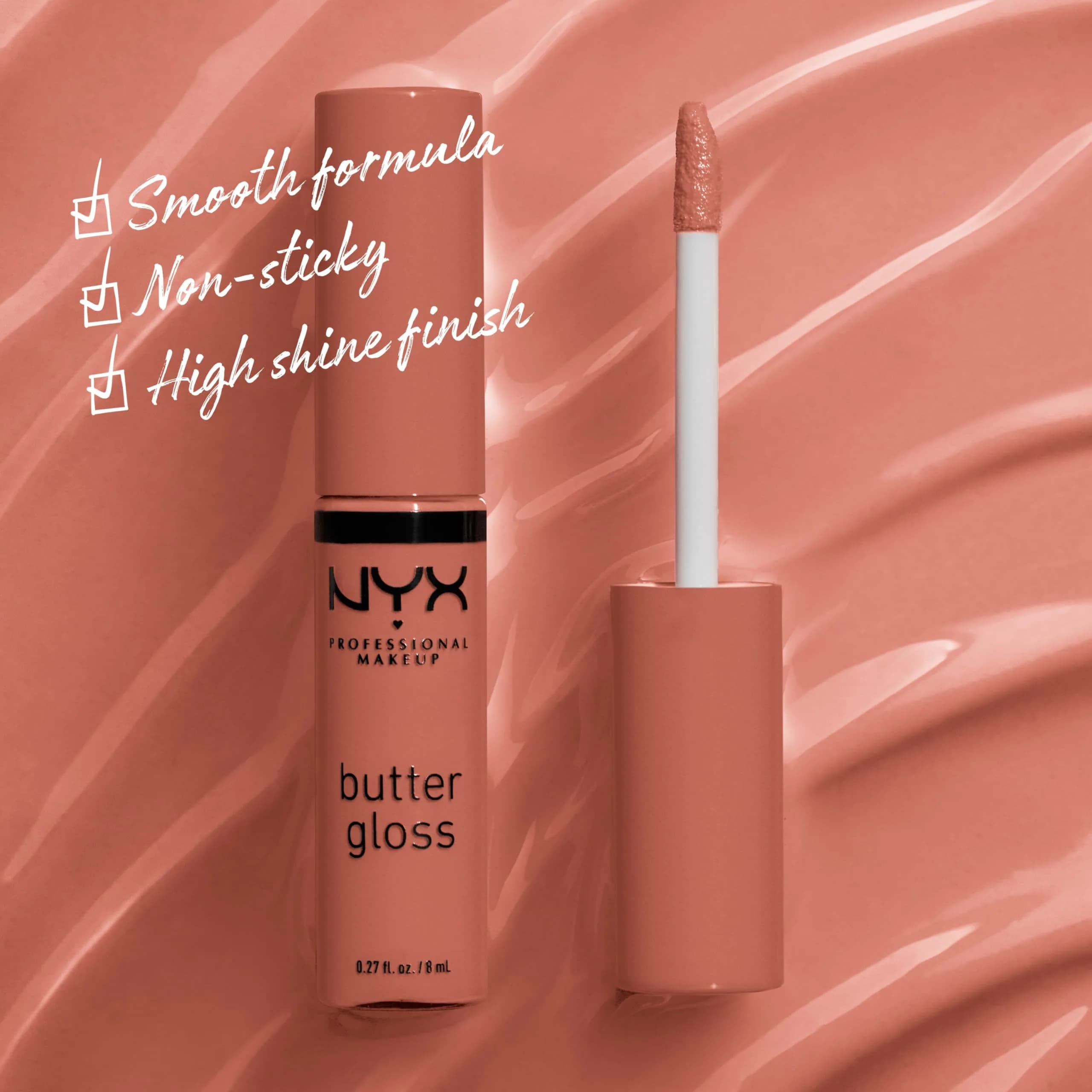 NYX PROFESSIONAL MAKEUP Butter Gloss Lip Gloss Trio - Sugar High, Spiked Toffee, Butterscotch | 0.81 Fl Oz (24ml) Total - view 2