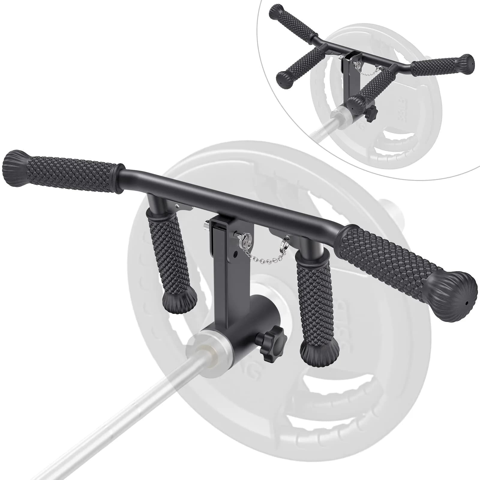 SELEWARE T Bar Row Attachment for 2" Bars | Multi Grip Landmine Handle for Strength Training