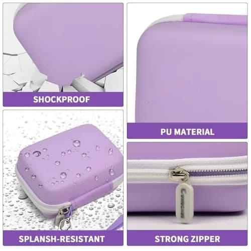 Comecase Purple Digital Camera Case for Kodak PIXPRO FZ45 FZ55 | Fits Cameras up to 11.5cm x 7.8cm x 5.8cm thumbnail 3
