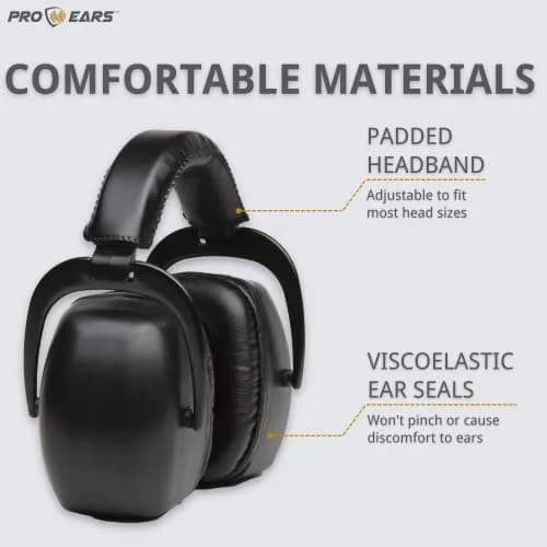 Pro Ears Ultra 30 MRI Kit - MRI-Safe Hearing Protection Earmuffs & Earplugs, NRR 30 dB, 623 g (1.37 lb) | ANSI S3.19-1974 Certified thumbnail 5