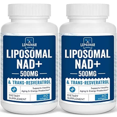 Lepoznan Liposomal NAD+ 500 mg + Trans-Resveratrol 300 mg | Superior Absorption for Healthy Aging thumbnail 1