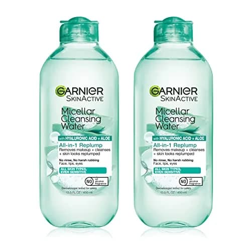 Garnier Micellar Water with Hyaluronic Acid 13.5 Fl Oz | Hydrating & Makeup Remover for All Skin Types thumbnail 1